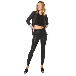 JUICY COUTURE HIGH RISE SKINNY
COATED FAUX SNAKESKIN Size 26 NWT